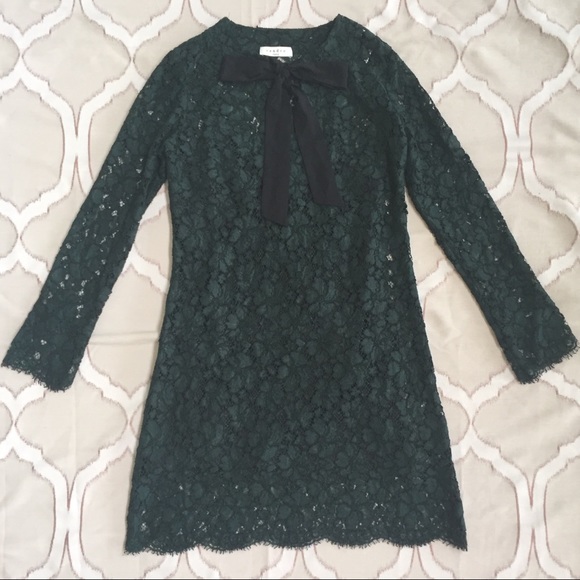 SOLD NWOT Sandro Paris Raoule Lace Bow Tie Dress - Picture 4 of 4